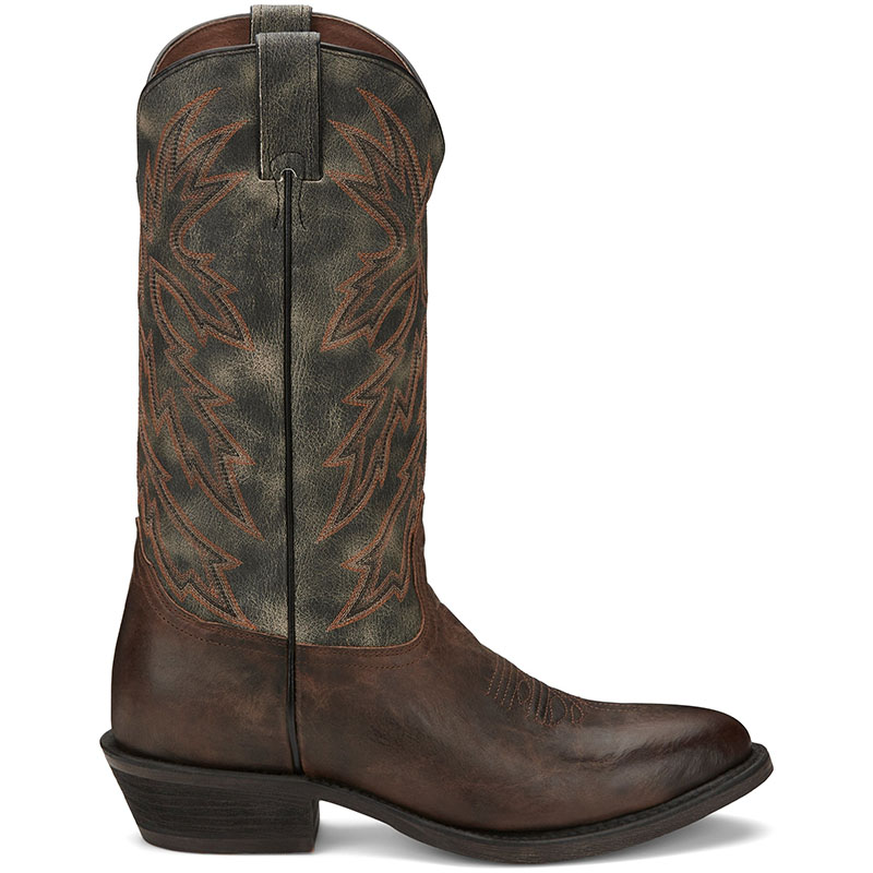 NOCONA | MEN'S MITCHELL ANTIQUED BROWN ROUND TOE WESTERN BOOTS HR5575-Antiqued Brown - Click Image to Close