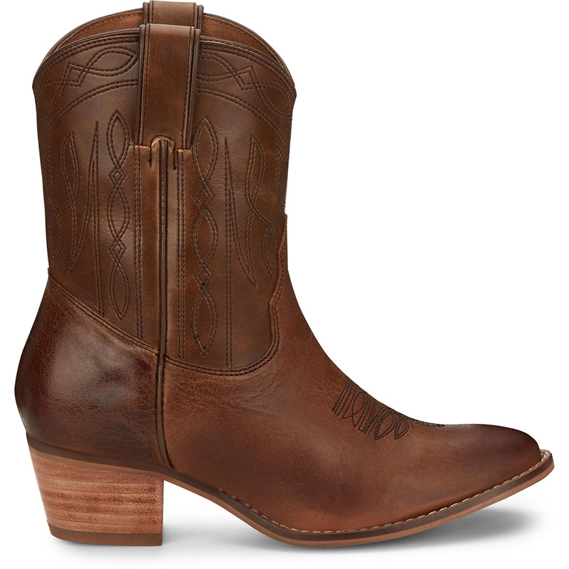 NOCONA | WOMEN'S EVA HONEY BROWN ROUND TOE BOOTIES ME1925-Brown